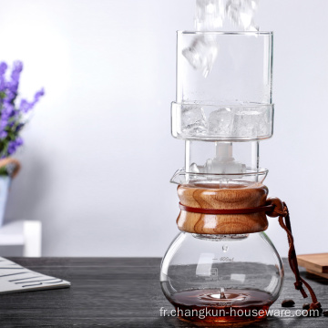 Café en verre infusion froide Dripper Ice Drip Maker